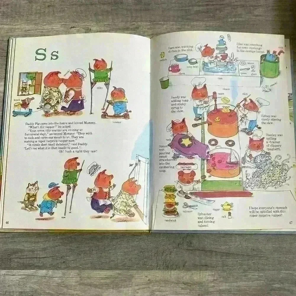 📚 Richard Scarry’s ABC Word Book A Random House Book for Children - Picture 3 of 3